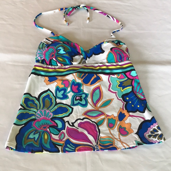 Trina Turk Mandalay Tankini Top 4 and 6 NWT - Picture 3 of 10